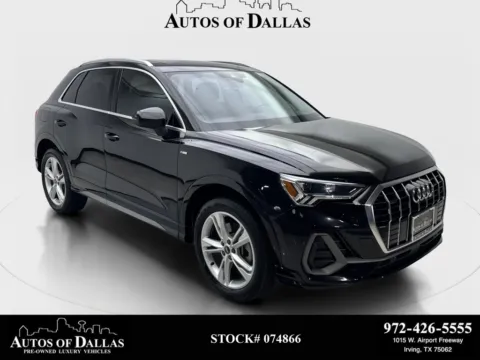 Black 2023 Audi Q3 Premium CAM,PANO,HTD STS,18" WLS for sale in Irving, TX