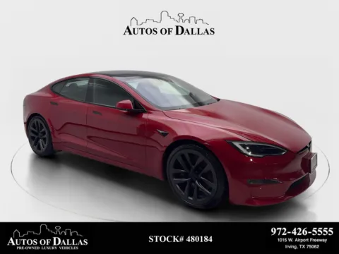 Red 2022 Tesla Model S for sale in Irving, TX