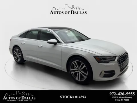White 2023 Audi A6 45 Premium Plus NAV,CAM,SUNROOF,HTD STS,BIND SPOT for sale in Irving, TX