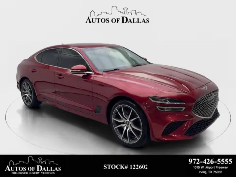 Red 2023 Genesis G70 2.0T for sale in Irving, TX