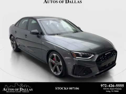 Blue 2023 Audi A4 45 S line Premium Plus NAV,CAM,SUNROOF,BLIND SPOT for sale in Irving, TX