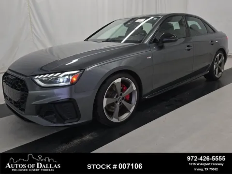Blue 2023 Audi A4 45 S line Premium Plus NAV,CAM,SUNROOF,BLIND SPOT for sale in Irving, TX