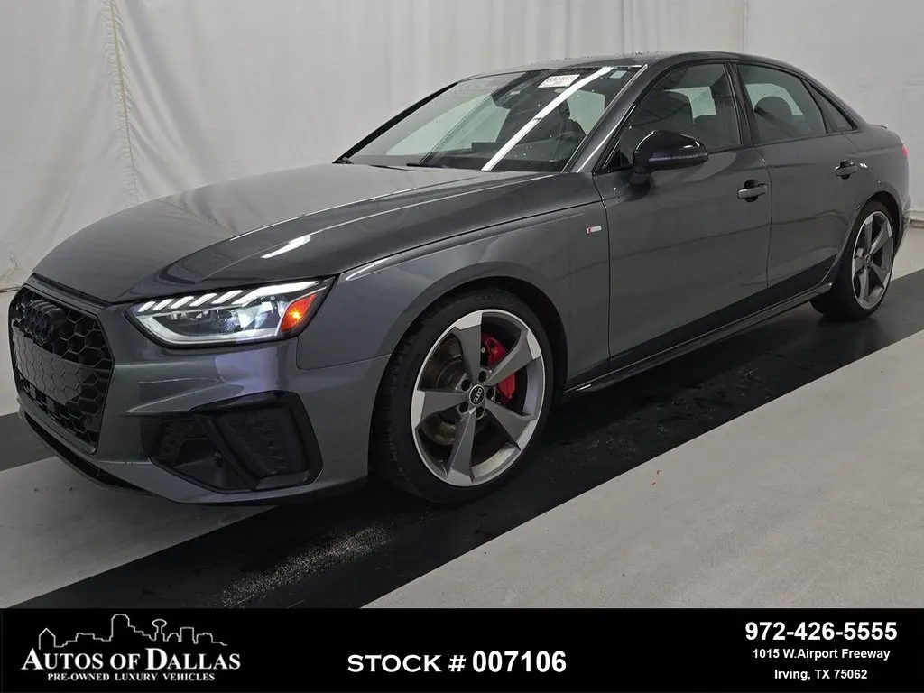 Blue 2023 Audi A4 45 S line Premium Plus NAV,CAM,SUNROOF,BLIND SPOT for sale in Irving, TX