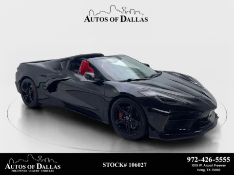 Black 2022 Chevrolet Corvette Stingray for sale in Irving, TX