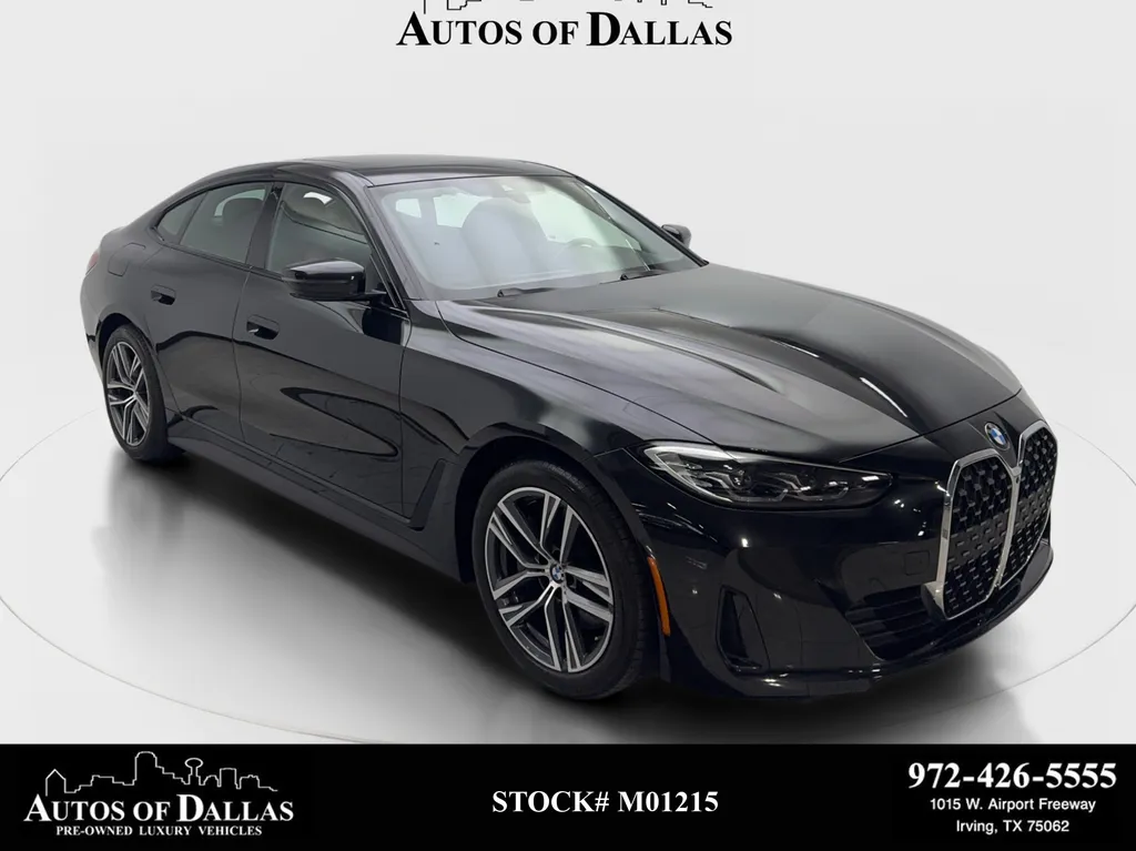Black 2022 BMW 4 Series 430i Gran Coupe SPORT LINE,NAV,CAM,SUNROOF,BLIND S for sale in Irving, TX