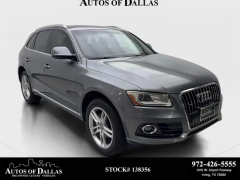 Gray 2015 Audi Q5 2.0T Premium Plus for sale in Irving, TX