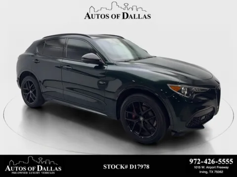 Green 2021 Alfa Romeo Stelvio Ti Sport for sale in Irving, TX