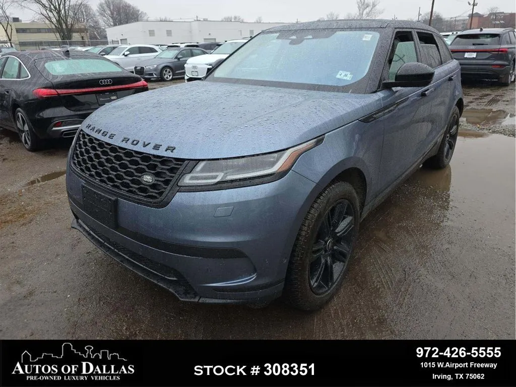 Gray 2021 Land Rover Range Rover Velar S NAV,CAM,PANO,HTD STS,BLIND SPOT,20" WLS for sale in Irving, TX