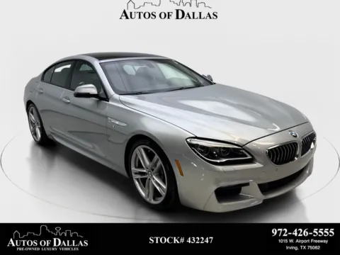 White 2016 BMW 6 Series 640i Gran Coupe for sale in Irving, TX