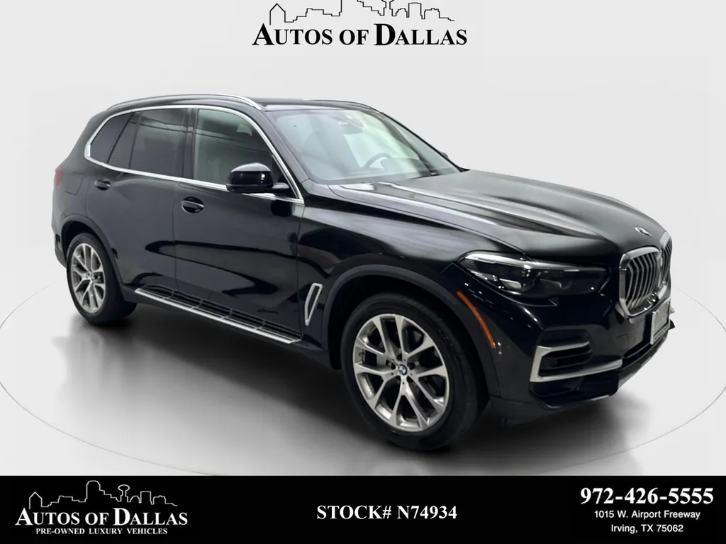 Black 2023 BMW X5 xDrive40i X LINE,NAV,CAM,PANO,HTD STS,HEADS UP for sale in Irving, TX