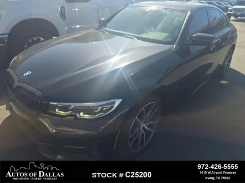 Black 2022 BMW 3 Series 330i SPORT LINE,NAV,CAM,SUNROOF,BLIND SPOT for sale in Irving, TX