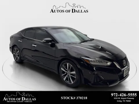 Black 2019 Nissan Maxima 3.5 SL for sale in Irving, TX