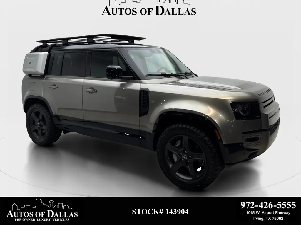 Gray 2023 Land Rover Defender 110 X-Dynamic SE NAV,CAM,PANO,HTD STS,BLIND SPOT for sale in Irving, TX