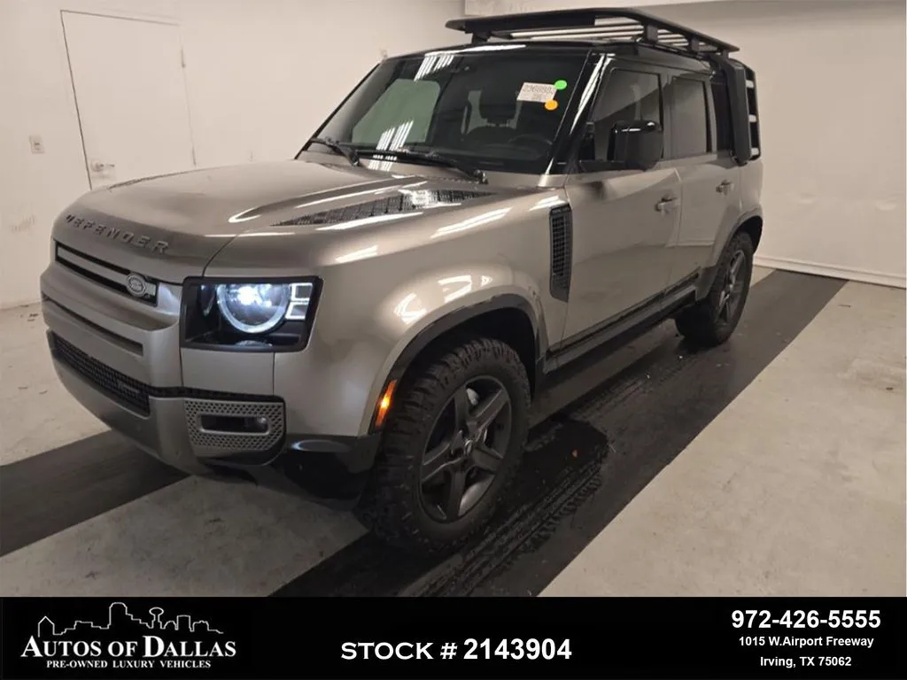 Gray 2023 Land Rover Defender 110 X-Dynamic SE NAV,CAM,PANO,HTD STS,BLIND SPOT for sale in Irving, TX