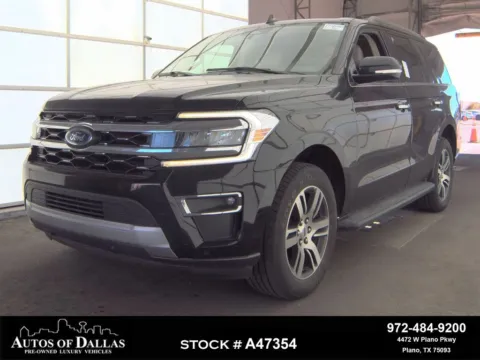 Black 2024 Ford Expedition Limited NAV,CAM,PANO,CLMT STS,BLIND SPOT,3RD ROW for sale in Irving, TX