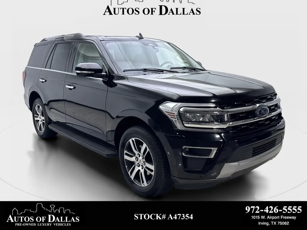 Black 2024 Ford Expedition Limited NAV,CAM,PANO,CLMT STS,BLIND SPOT,3RD ROW for sale in Irving, TX