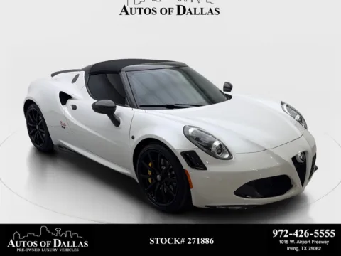 White 2018 Alfa Romeo 4C for sale in Irving, TX