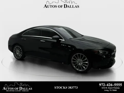 Black 2023 Mercedes-Benz CLA 250 AMG SPORT,NAV,CA,PANO,HTD STS,BLIND SPOT for sale in Irving, TX