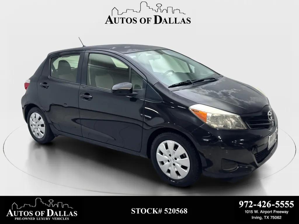 Black 2012 Toyota Yaris LE for sale in Irving, TX