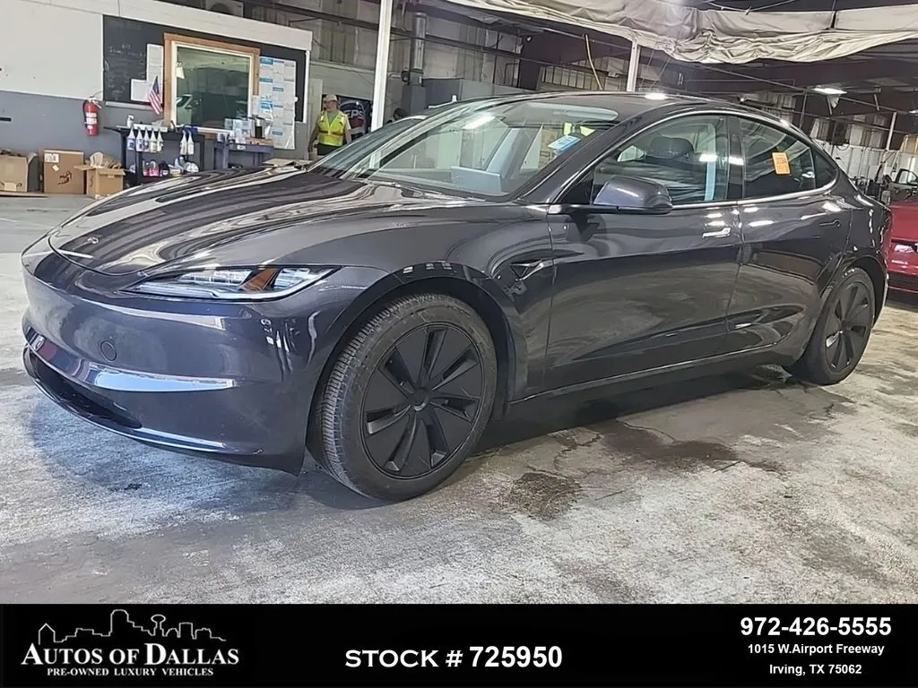 Gray 2024 Tesla Model 3 NAV,CAM,PANO,HTD STS,BLIND SPOT for sale in Irving, TX
