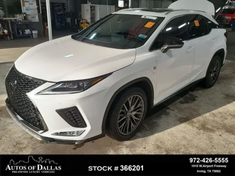 White 2022 Lexus RX 350 F Sport Handling NAV,CAM,SUNROOR,CLMT STS,BLIN for sale in Irving, TX