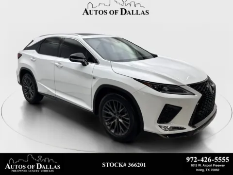 White 2022 Lexus RX 350 F Sport Handling NAV,CAM,SUNROOR,CLMT STS,BLIN for sale in Irving, TX