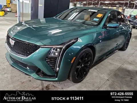 Green 2025 Cadillac CT5 Sport NAV,CAM,SUNROOF,HTD STS,BLIND SPOT for sale in Irving, TX