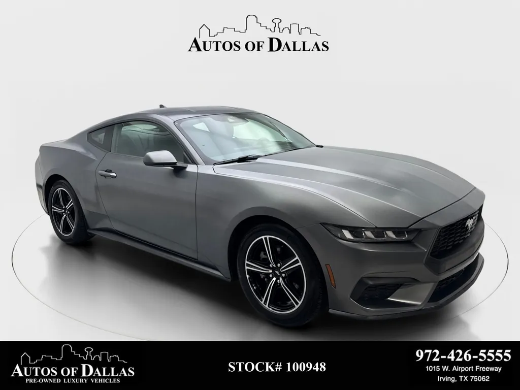 Gray 2025 Ford Mustang EcoBoost for sale in Irving, TX