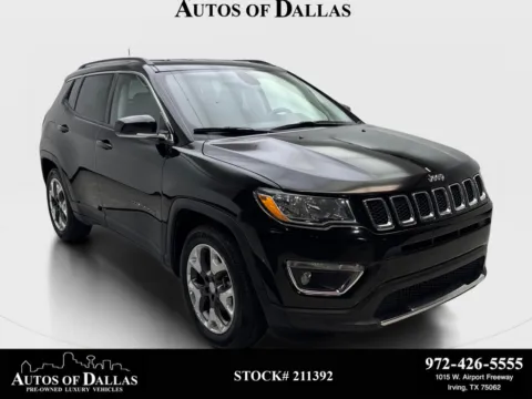 Black 2020 Jeep Compass Limited for sale in Irving, TX