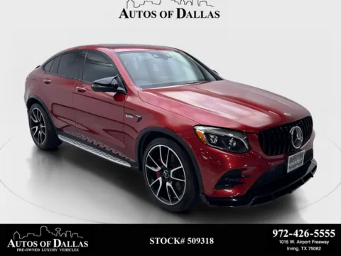 Red 2019 Mercedes-Benz GLC 43 AMG for sale in Irving, TX