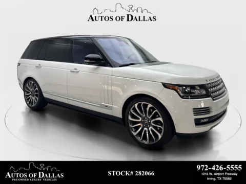 White 2016 Land Rover Range Rover 5.0L V8 Supercharged Autobiography for sale in Irving, TX