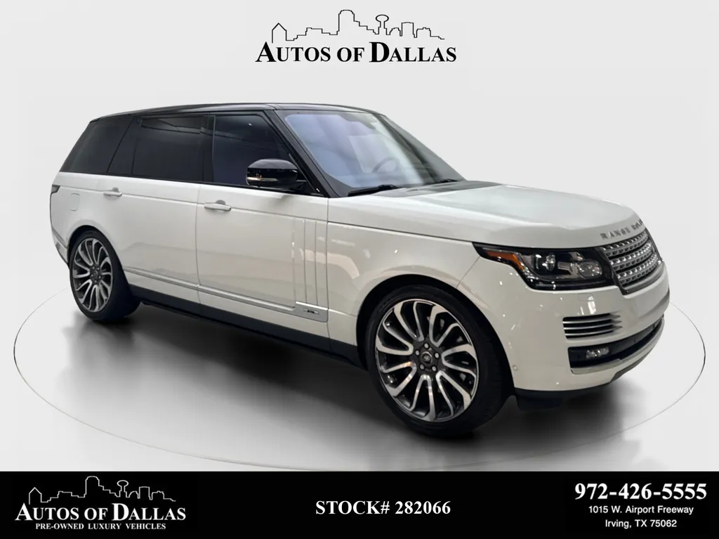 White 2016 Land Rover Range Rover 5.0L V8 Supercharged Autobiography for sale in Irving, TX