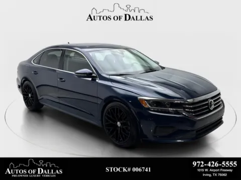 Blue 2022 Volkswagen Passat 2.0T SE for sale in Irving, TX