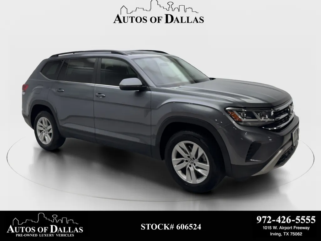 Gray 2021 Volkswagen Atlas 2.0T S for sale in Irving, TX
