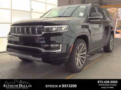 Black 2023 Jeep Grand Wagoneer Series II for sale in Irving, TX