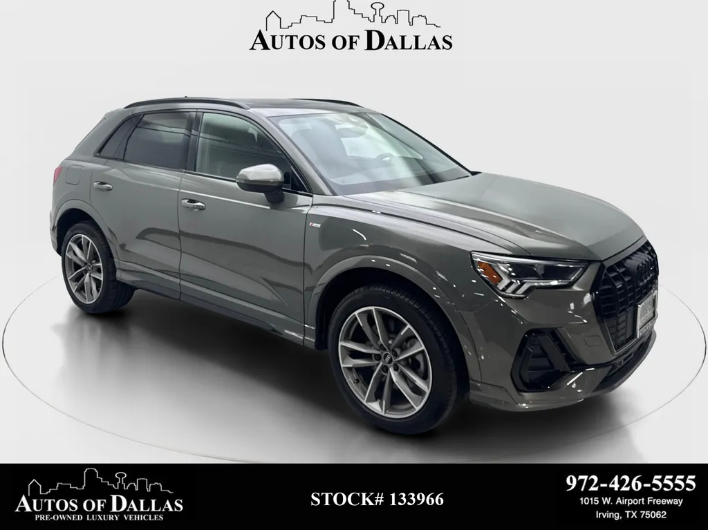 Gray 2024 Audi Q3 Premium Plus CAM,PANO,HTD STS,BLIND SPOT for sale in Irving, TX