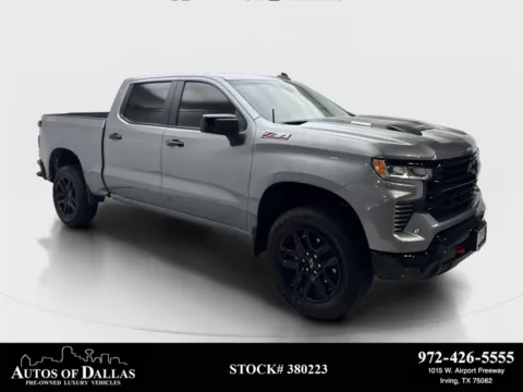Gray 2025 Chevrolet Silverado 1500 LT Trail Boss for sale in Irving, TX