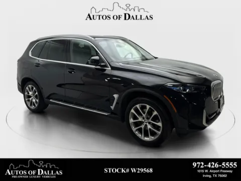 Black 2025 BMW X5 sDrive40i X LINE,NAV,CAM,PANO,CLMT STS,HEADS UP for sale in Irving, TX