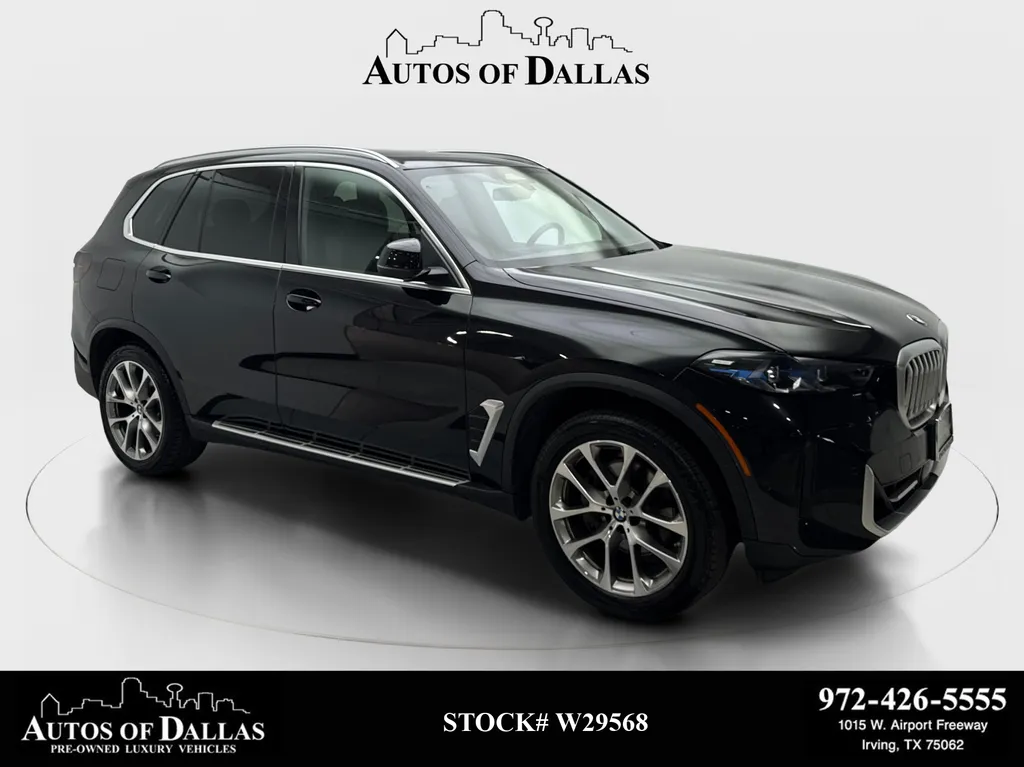 Black 2025 BMW X5 sDrive40i X LINE,NAV,CAM,PANO,CLMT STS,HEADS UP for sale in Irving, TX