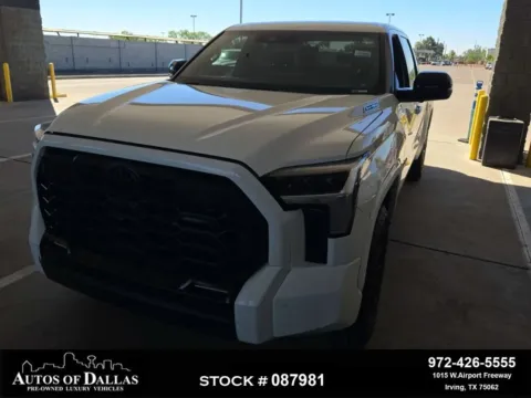 White 2025 Toyota Tundra Hybrid Limited for sale in Irving, TX