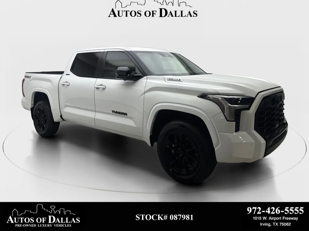 White 2025 Toyota Tundra Hybrid Limited for sale in Irving, TX