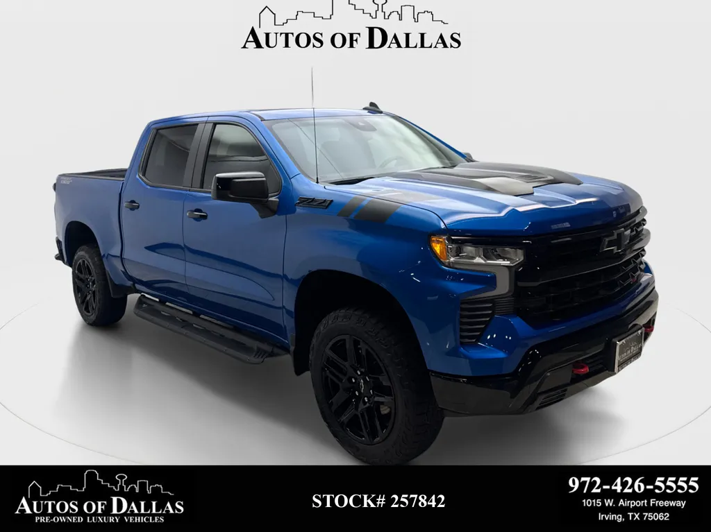 Blue 2023 Chevrolet Silverado 1500 LT Trail Boss for sale in Irving, TX