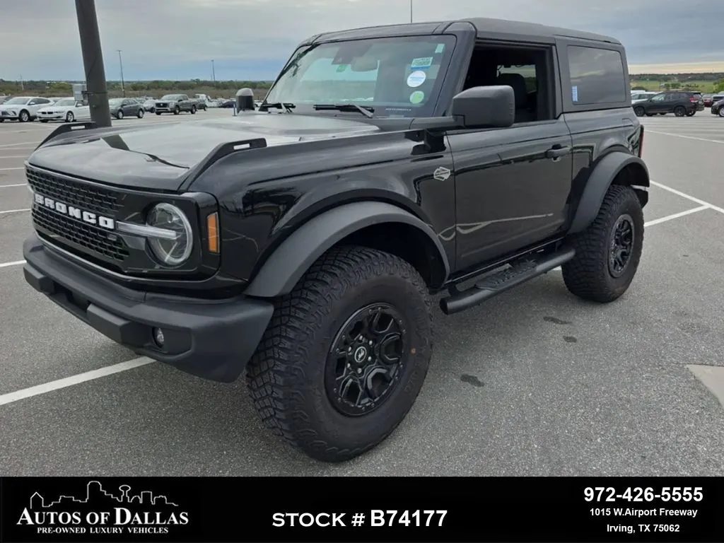 Black 2022 Ford Bronco Wildtrak for sale in Irving, TX