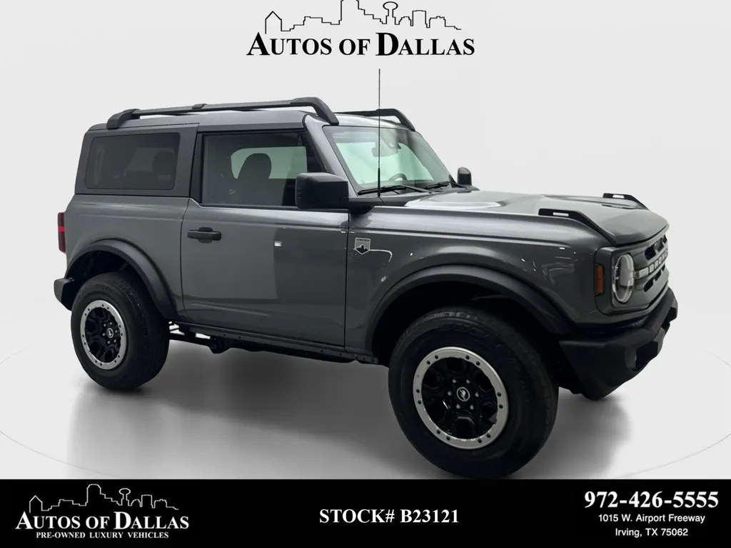 Gray 2022 Ford Bronco Big Bend NAV,CAM,HTD STS,BLIND SPOT for sale in Irving, TX