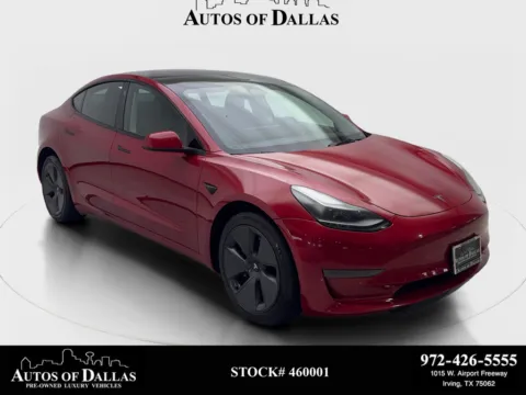Red 2023 Tesla Model 3 NAV,CAM,PANO,HTD STS,BLIND SPOT for sale in Irving, TX