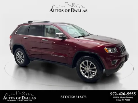 Red 2016 Jeep Grand Cherokee Limited for sale in Irving, TX