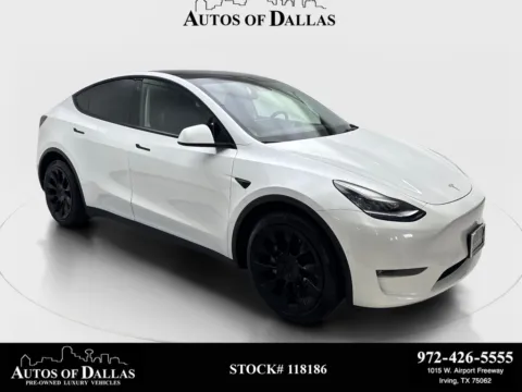 White 2021 Tesla Model Y Long Range for sale in Irving, TX