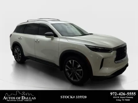White 2024 INFINITI QX60 LUXE for sale in Irving, TX