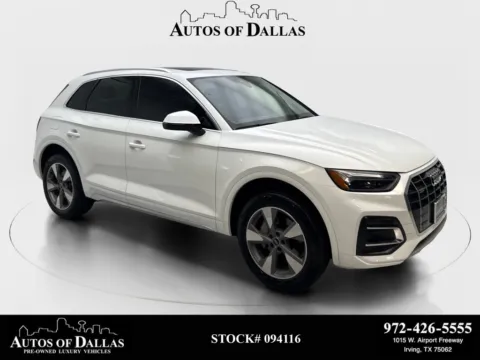 White 2023 Audi Q5 40 Premium CAM,PANO,HTD STS,BLIND SPOT,19" WLS for sale in Irving, TX