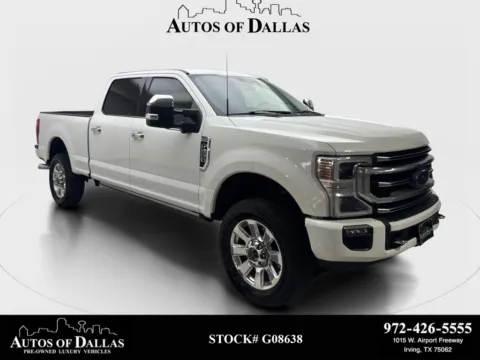 White 2022 Ford F-250SD Platinum for sale in Irving, TX